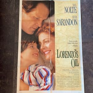 1992 Lorenzo's Oil Original Movie House Full Sheet Poster